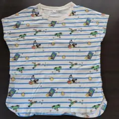 キッズTシャツ 130サイズ ストライプ