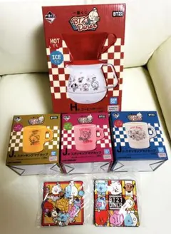 BT21 一番くじ Diner コーヒーサーバー マグカップ タタ クッキー