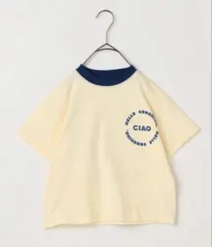 【p.premier】バックプリントグラフィック半袖Tシャツ　90cm