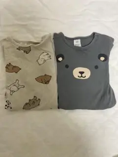 H&M ロンパース2枚セット US 86センチ