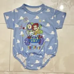 新品　ディズニー　トイストーリー半袖ロンパース【80】綿100%