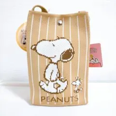 PEANUTS　　スヌーピーニットショルダーバッグ　⑥