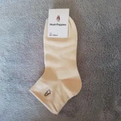 Hush Puppies ベージュソックス 22-24cm