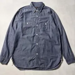 美品 RRL シャンブレー ワークシャツ S ブルー ラルフローレン - メルカリ
