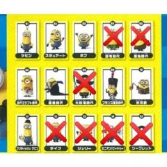 ミニオンプラス　ミニオン チョコエッグ　8種類セット