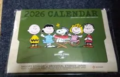 スヌーピー　卓上カレンダー　2026年　日本生命