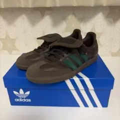 adidas Samba LTブラウン/グリーン
