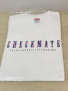 手越祐也 CHECKMATE チェックメイト Tシャツ ホワイト