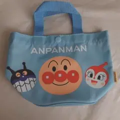 アンパンマン トートバッグ 水色