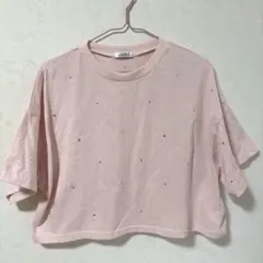 INGNI ストーン付 Tシャツ ピンク