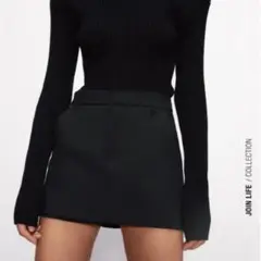 ZARA 台形　キュロットミニスカート