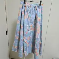 LIZ LISA　リズリサ　フルーツ柄　ロングスカート 水色のサムネイル