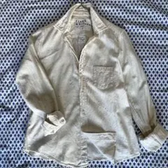 ♡フランクアンドアイリーン BARRY　バリー　長袖　起毛シャツ　S　ネップ