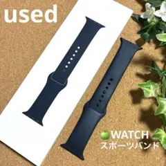 《used》純正 Apple Watch スポーツバンド ブラック