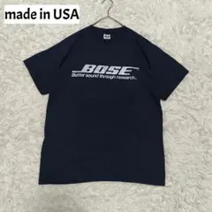 BOSE Tシャツ anvil アメリカ製 ネイビー×オリーブ - メルカリ