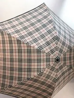 BURBERRYバーバリー　折りたたみ傘（収納ケース付）のサムネイル
