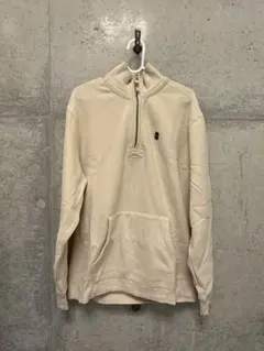 IZOD ハーフジップスウェット L/G アイボリー