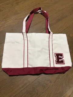 キャンバス トートバッグ Eワッペン付き