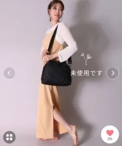 新品未使用 リズデイズ キルティング ショルダーバッグ 2way ミニボストン