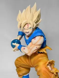 BANPRESTO - ドラゴンボール　悟空と悟飯親子とsmsp 悟空リペイント改造 改修リペイント 孫悟空 悟飯 親子かめはめ波 フィギュア セル編