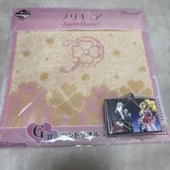 プリキュア1番くじ　ハンドタオル と　ラバーチャーム付き