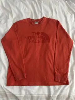 THE NORTH FACE レディースM オレンジ 長袖Tシャツ