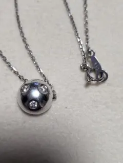 MIKIMOTO K18 ホワイトゴールド ダイヤ0.06CT付きネックレス - メルカリ
