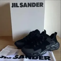 JIL SANDER ジルサンダー　ブラック スニーカー　スエードのサムネイル