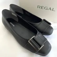 REGAL リーガル F25R ￼パンプス バックル ブラック 24㎝