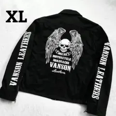VANSON バンソン ロゴワッペン スウィングトップ ライダースジャケット
