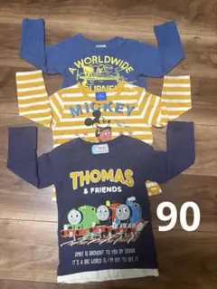 ミッキー・トーマス・BREEZE長袖Tシャツセット 90cm