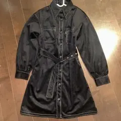 ONEWAY コーデュロイ ワンピース M ブラック