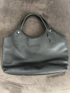 Del Mattino デルマッティーノ レザーハンドバッグ　ブラック