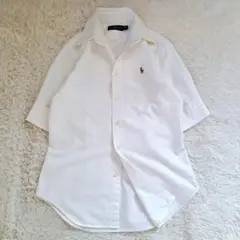 ラルフローレン 半袖 オックスフォード シャツ スリムフィット ポニー刺繍