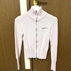 polo jeans ジップアップ セーター ピンク