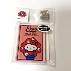 大阪万博　ハローキティ　ミャクミャク　サンリオ　アクリルマグネット