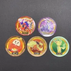ポケモンヌードル コレクションシール : 5種 コライドン等