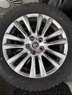 専用　80ハリアーに使用　トヨタ純正カスタムホイール　スタッドレス1シーズン使用 2025年最新】ハリアー80 スタッドレスの人気アイテム - メルカリ