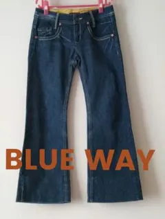 BLUE WAY ブルーウェイ　ローライズ デニムパンツ