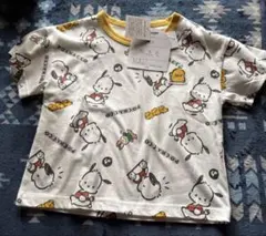 新品タグ付き　匿名配送　ポチャッコ　Tシャツ　100センチ　総柄　 サンリオ
