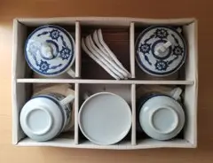 未使用 カップ型 茶碗蒸し 蓋付きむし茶碗 5客セット