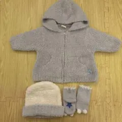 カシウエア　ベビーパーカー&帽子&ソックス