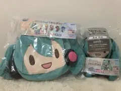 セガラッキーくじ ふわぷち 初音ミクぬいぐるみ ラストラッキー賞Ａ賞セット