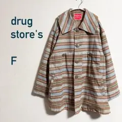 drug store's⭐︎ドラッグストアーズ⭐︎コート⭐︎ボーダー柄