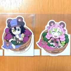 鬼滅の刃 カフェ 実りの秋まつり みのりの秋祭り ステッカー 伊黒 甘露寺