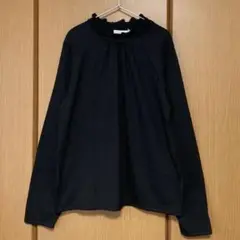 【新品】*エヘカソポ*シャーリング襟カットソー