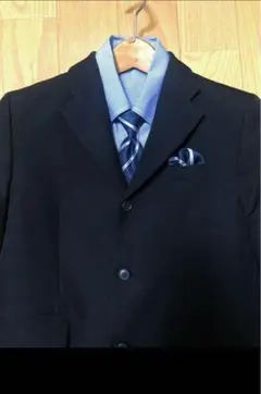 男の子 フォーマルスーツ 卒業式　150 ブラック