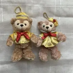 【値下げ】ダッフィー シェリーメイ ぬいぐるみバッジ ディズニーランド 30周年