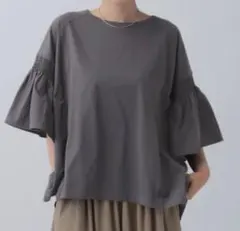 LEPSIM 今季 レプクル 異素材フリルBIG Tのサムネイル