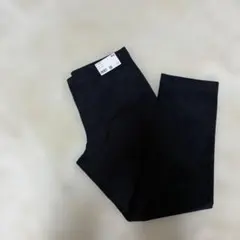 UNIQLO スリムフィットチノ ネイビー W85 新品タグ付きストレートパンツ